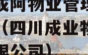 四川成阿物业管理债权资产（四川成业物业服务有限公司）