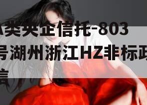 A类央企信托-803号湖州浙江HZ非标政信
