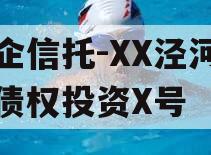 国企信托-XX泾河专项债权投资X号