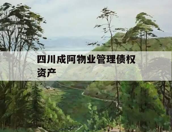 四川成阿物业管理债权资产