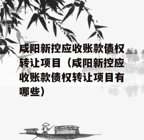 咸阳新控应收账款债权转让项目（咸阳新控应收账款债权转让项目有哪些）