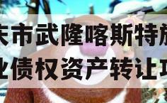 重庆市武隆喀斯特旅游产业债权资产转让项目