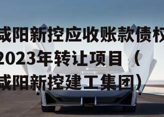 咸阳新控应收账款债权2023年转让项目（咸阳新控建工集团）