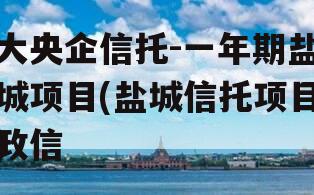 大央企信托-一年期盐城项目(盐城信托项目政信
)