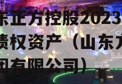 山东正方控股2023年债权资产（山东方正集团有限公司）
