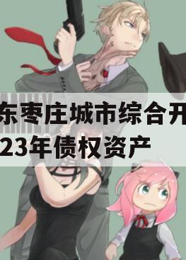山东枣庄城市综合开发2023年债权资产