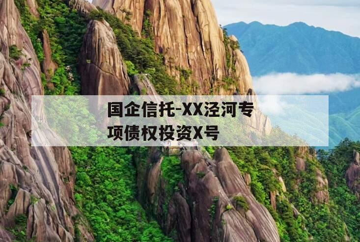 国企信托-XX泾河专项债权投资X号