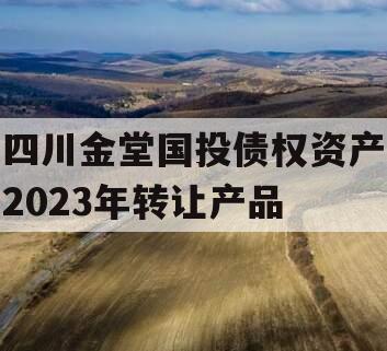 四川金堂国投债权资产2023年转让产品