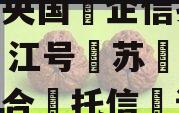 中‮央国‬企信托-130‮江号‬苏‮宁阜‬集合‮托信‬计划