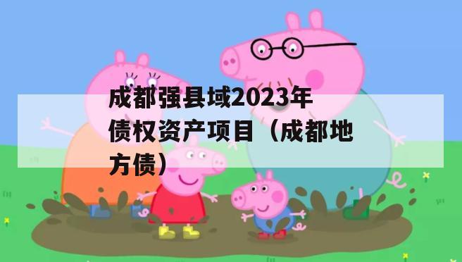 成都强县域2023年债权资产项目（成都地方债）