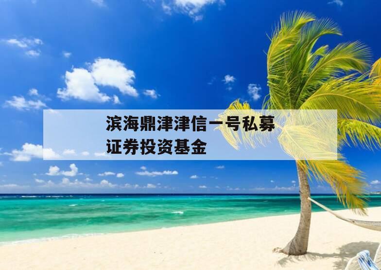 滨海鼎津津信一号私募证券投资基金