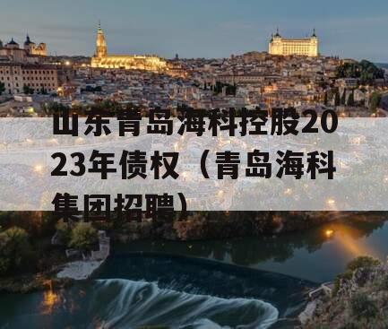 山东青岛海科控股2023年债权（青岛海科集团招聘）