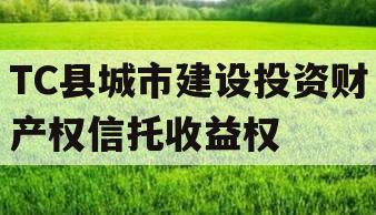 TC县城市建设投资财产权信托收益权