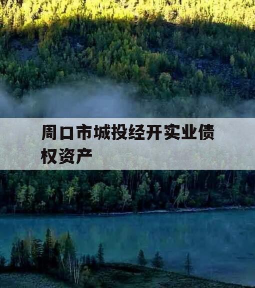 周口市城投经开实业债权资产