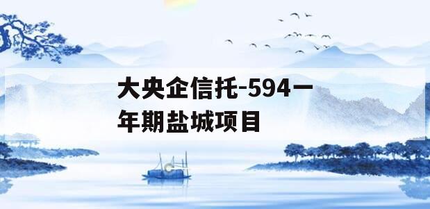 大央企信托-594一年期盐城项目