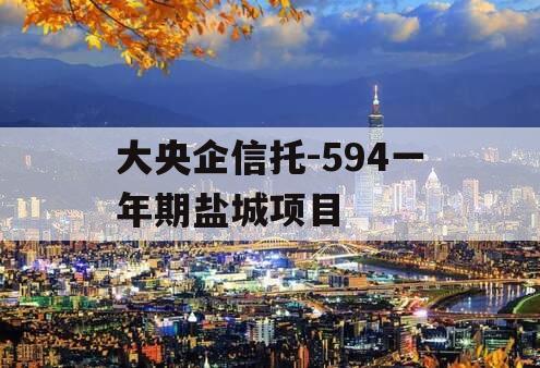 大央企信托-594一年期盐城项目