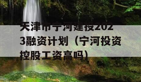 天津市宁河建投2023融资计划（宁河投资控股工资高吗）