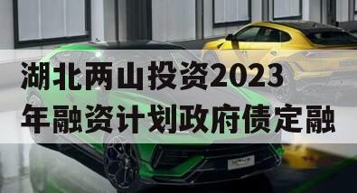 湖北两山投资2023年融资计划政府债定融
