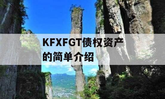 KFXFGT债权资产的简单介绍