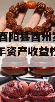 重庆酉阳县酉州实业2023年资产收益权转让