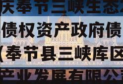 重庆奉节三峡生态2023债权资产政府债定融(奉节县三峡库区生态产业发展有限公司)