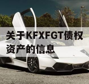 关于KFXFGT债权资产的信息