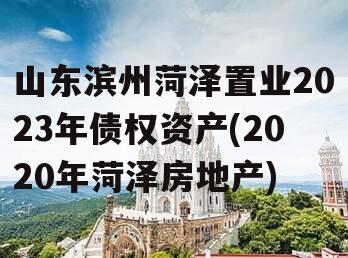 山东滨州菏泽置业2023年债权资产(2020年菏泽房地产)