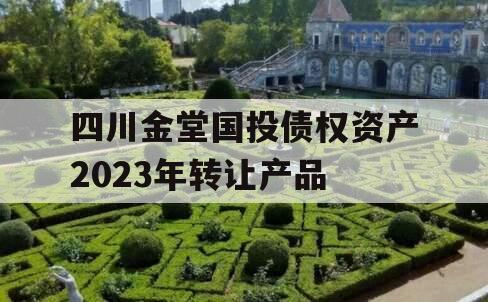 四川金堂国投债权资产2023年转让产品