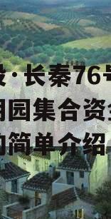 陕国投·长秦76号大秦文明园集合资金信托计划的简单介绍