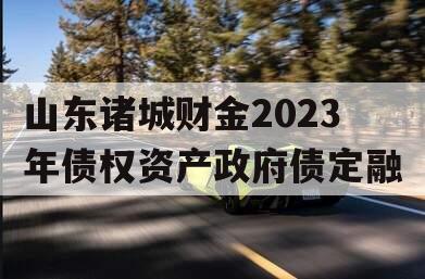 山东诸城财金2023年债权资产政府债定融