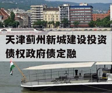 天津蓟州新城建设投资债权政府债定融