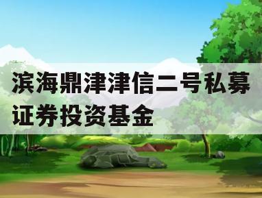 滨海鼎津津信二号私募证券投资基金