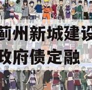 天津蓟州新城建设投资债权政府债定融