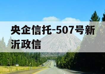 央企信托-507号新沂政信