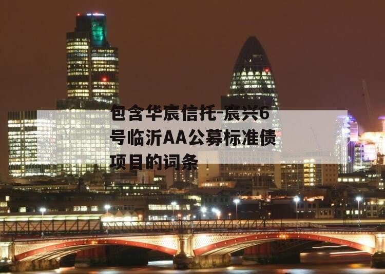 包含华宸信托-宸兴6号临沂AA公募标准债项目的词条