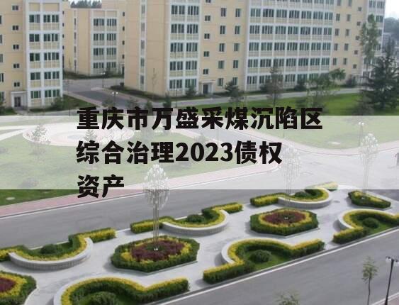 重庆市万盛采煤沉陷区综合治理2023债权资产