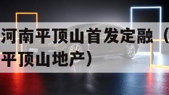 河南平顶山首发定融（平顶山地产）