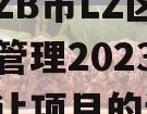 包含ZB市LZ区QS投资管理2023年债权转让项目的词条