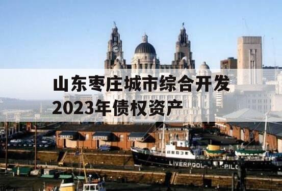 山东枣庄城市综合开发2023年债权资产