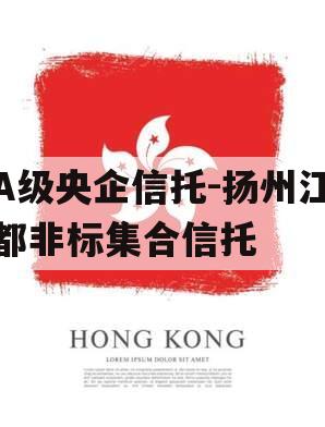 A级央企信托-扬州江都非标集合信托