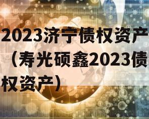 2023济宁债权资产（寿光硕鑫2023债权资产）