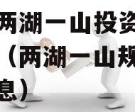 简阳两湖一山投资债权资产（两湖一山规划最新消息）