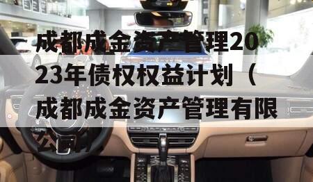 成都成金资产管理2023年债权权益计划（成都成金资产管理有限公司）