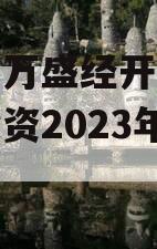 重庆市万盛经开区城市开发投资2023年债权资产