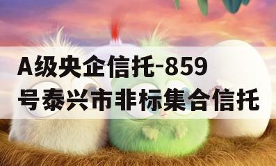 A级央企信托-859号泰兴市非标集合信托