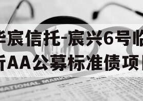 华宸信托-宸兴6号临沂AA公募标准债项目