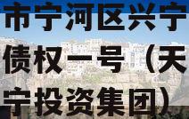天津市宁河区兴宁建设投资债权一号（天津宁河兴宁投资集团）