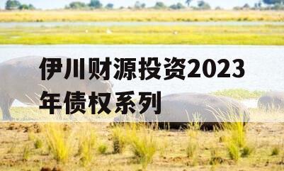 伊川财源投资2023年债权系列