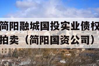 简阳融城国投实业债权拍卖（简阳国资公司）