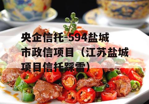 央企信托-594盐城市政信项目（江苏盐城项目信托踩雷）